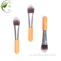 Кисть для тональной основы Mini Bamboo Make Up Foundation Brush